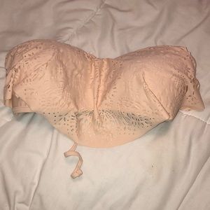 PINK BANDEAU BIKINI TOP